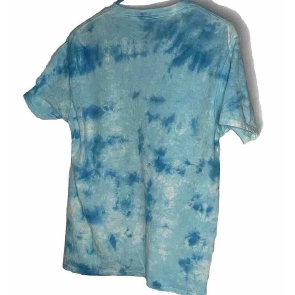 Alice in Wonderland S/S T Shirt Mens sz M Tie Dye Hookah Mushroom Psycedelic - Picture 5 of 8